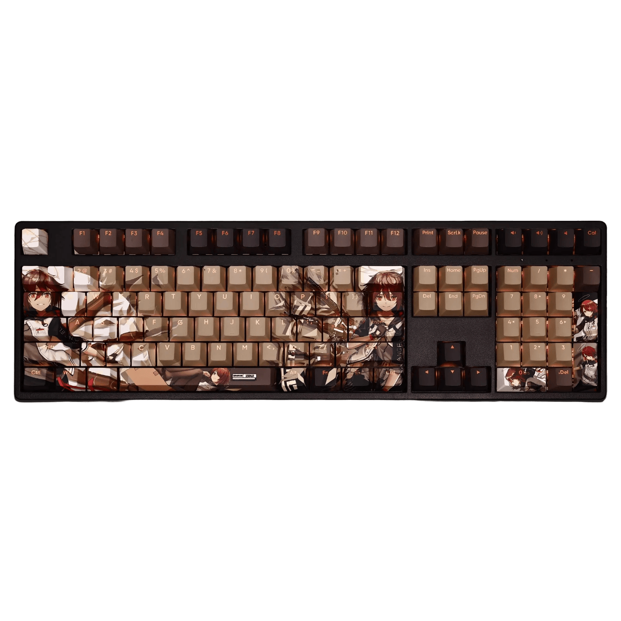 My Anime Keycaps Complete Set Arknights: Exusiai Backlit Keycap Set