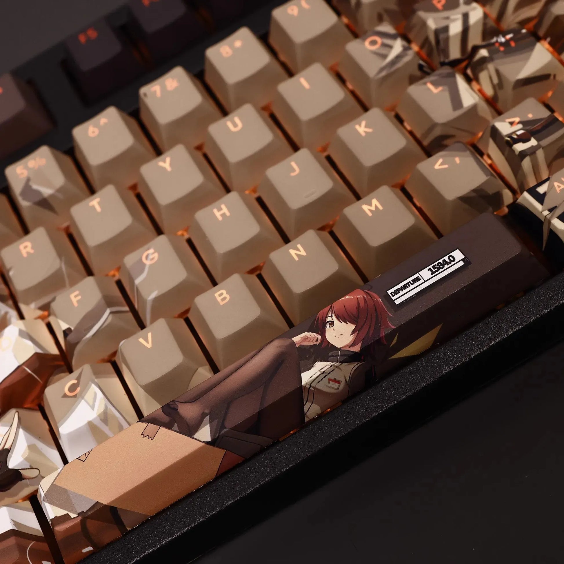 My Anime Keycaps Complete Set Arknights: Exusiai Backlit Keycap Set