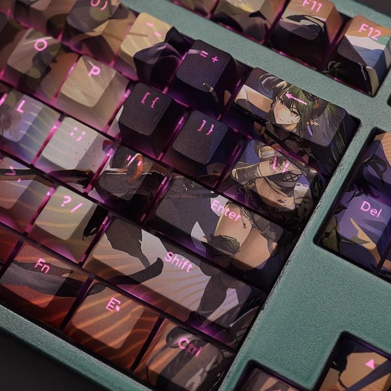 Gavial the Invincible (Arknights) Backlit Keycap Set