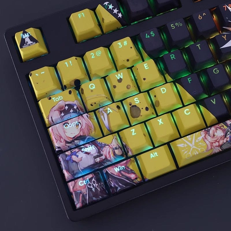My Anime Keycaps Complete Set Arknights: Goldenglow Backlit Keycap Set