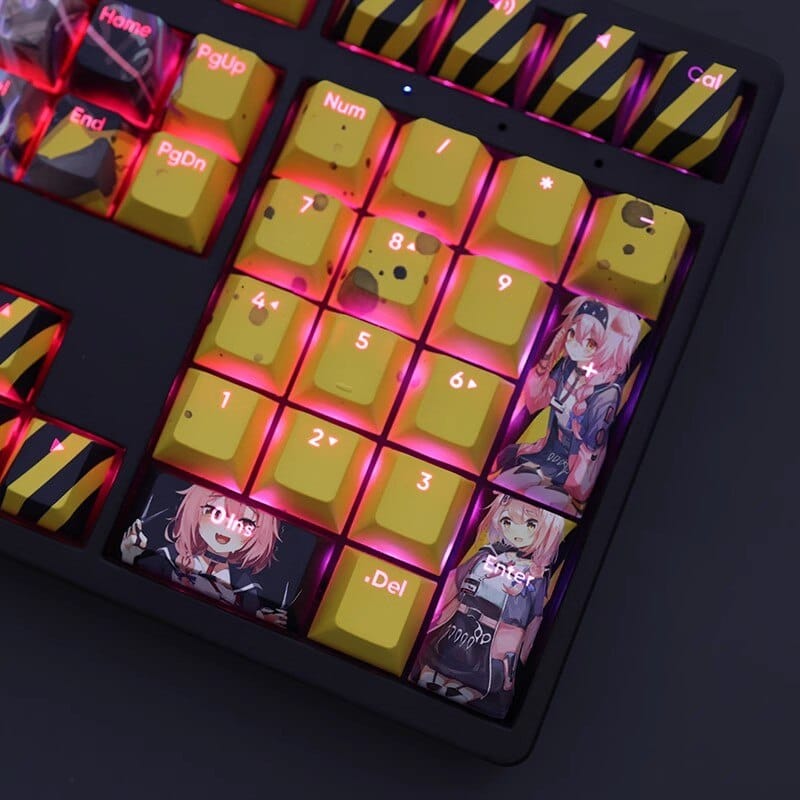 My Anime Keycaps Complete Set Arknights: Goldenglow Backlit Keycap Set