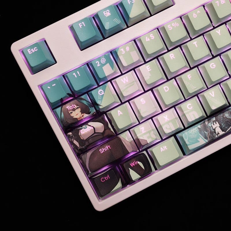 My Anime Keycaps Complete Set Arknights: Ho'olheyak Backlit Keycap Set