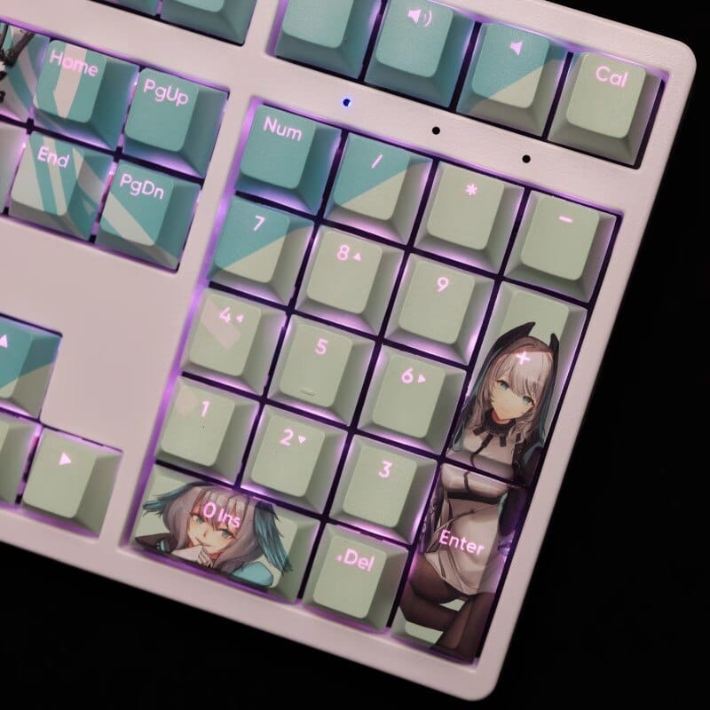 My Anime Keycaps Complete Set Arknights: Ho'olheyak Backlit Keycap Set