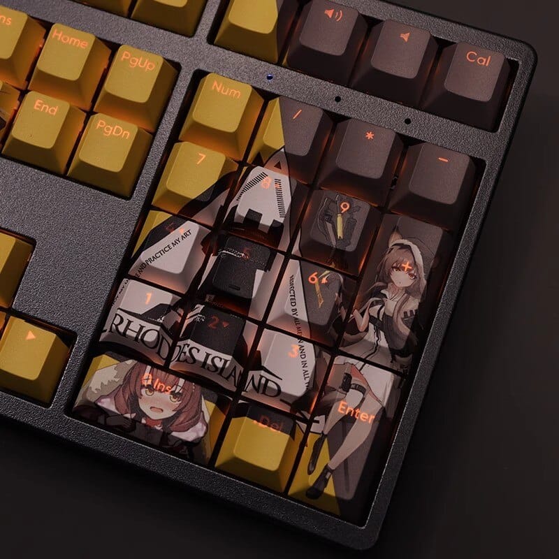 My Anime Keycaps Complete Set Arknights: Honeyberry Backlit Keycap Set