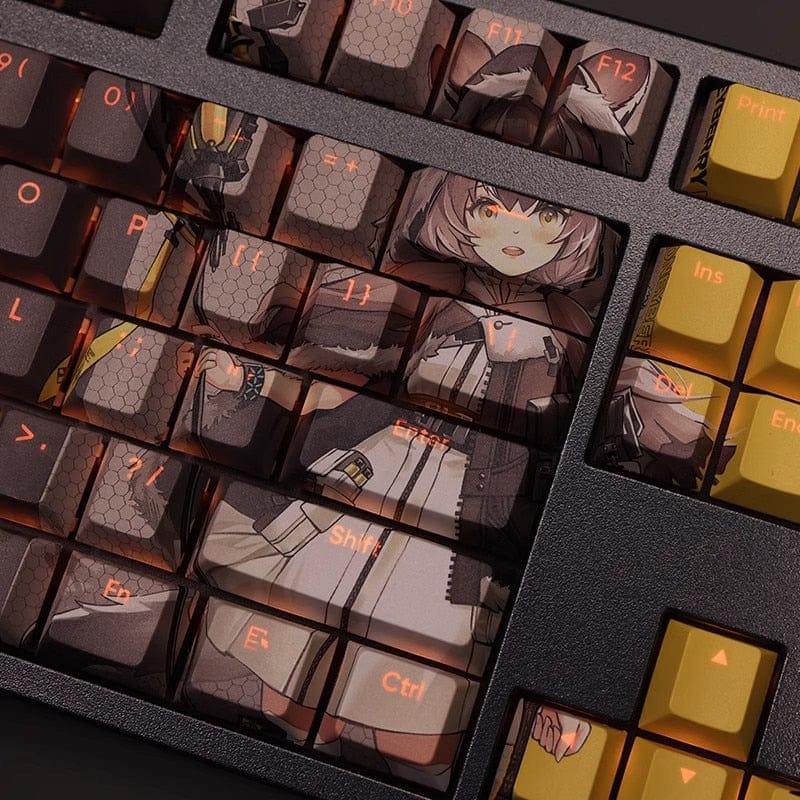 My Anime Keycaps Complete Set Arknights: Honeyberry Backlit Keycap Set