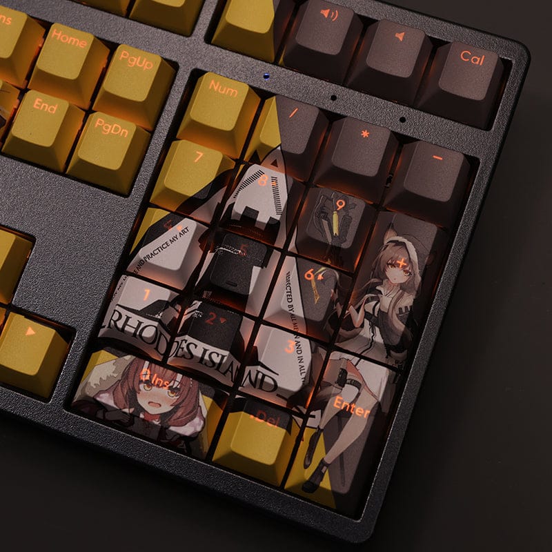 My Anime Keycaps Complete Set Arknights: Honeyberry Backlit Keycap Set