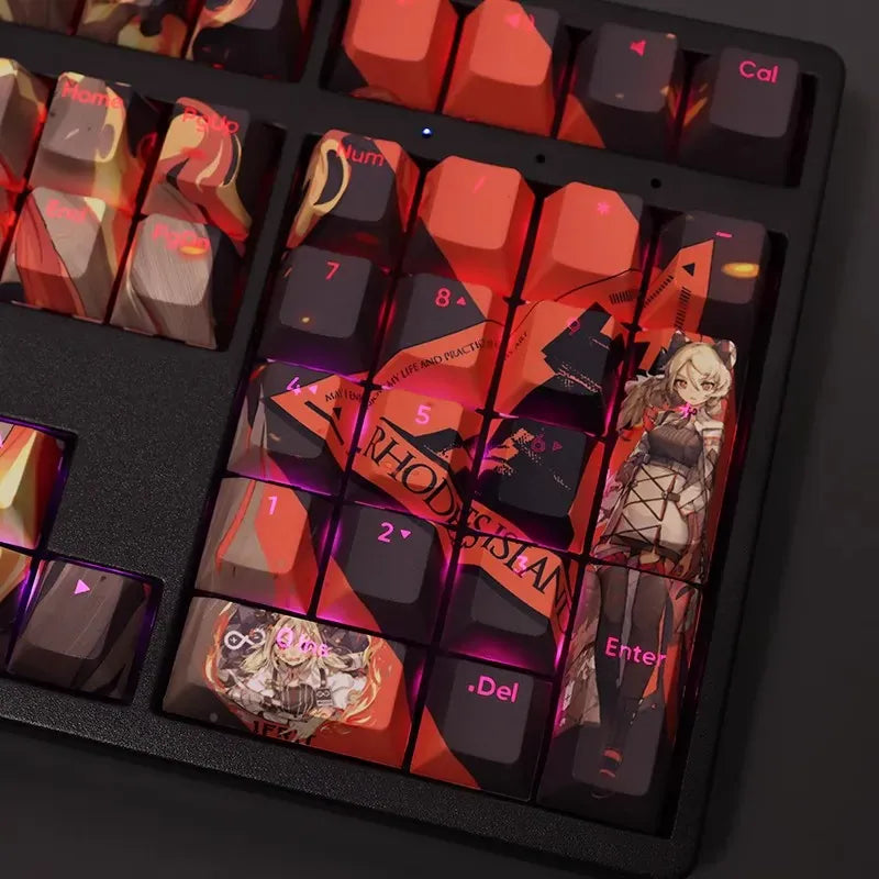 My Anime Keycaps Complete Set Arknights: Ifrit Backlit Keycap Set