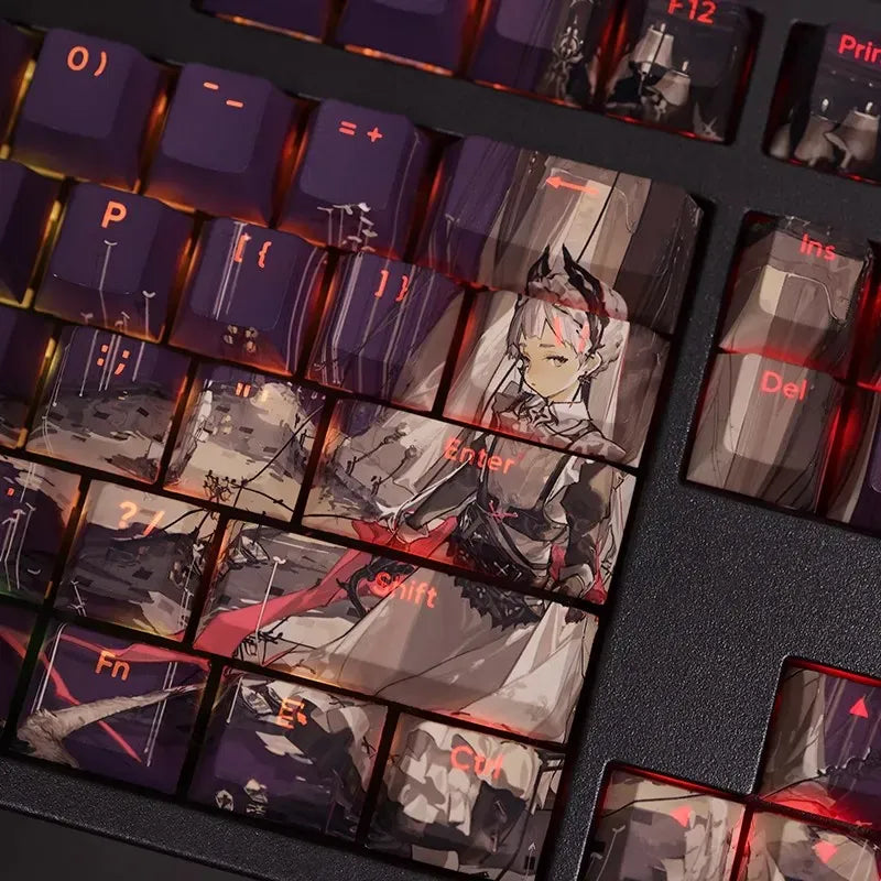 My Anime Keycaps Complete Set Arknights: Irene Backlit Keycap Set