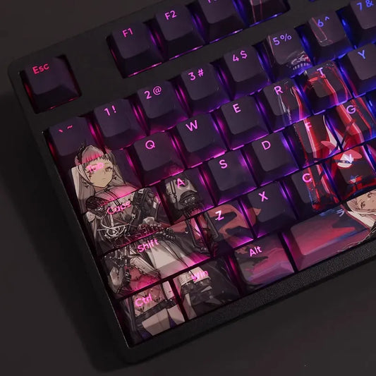 My Anime Keycaps Complete Set Arknights: Irene Backlit Keycap Set