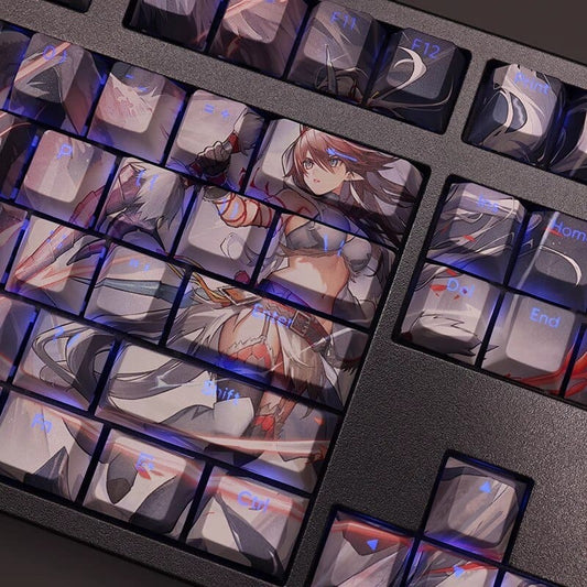 My Anime Keycaps Complete Set Arknights: Kirin X Yato Backlit Keycap Set