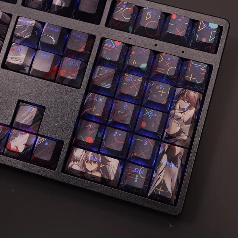 My Anime Keycaps Complete Set Arknights: Kirin X Yato Backlit Keycap Set