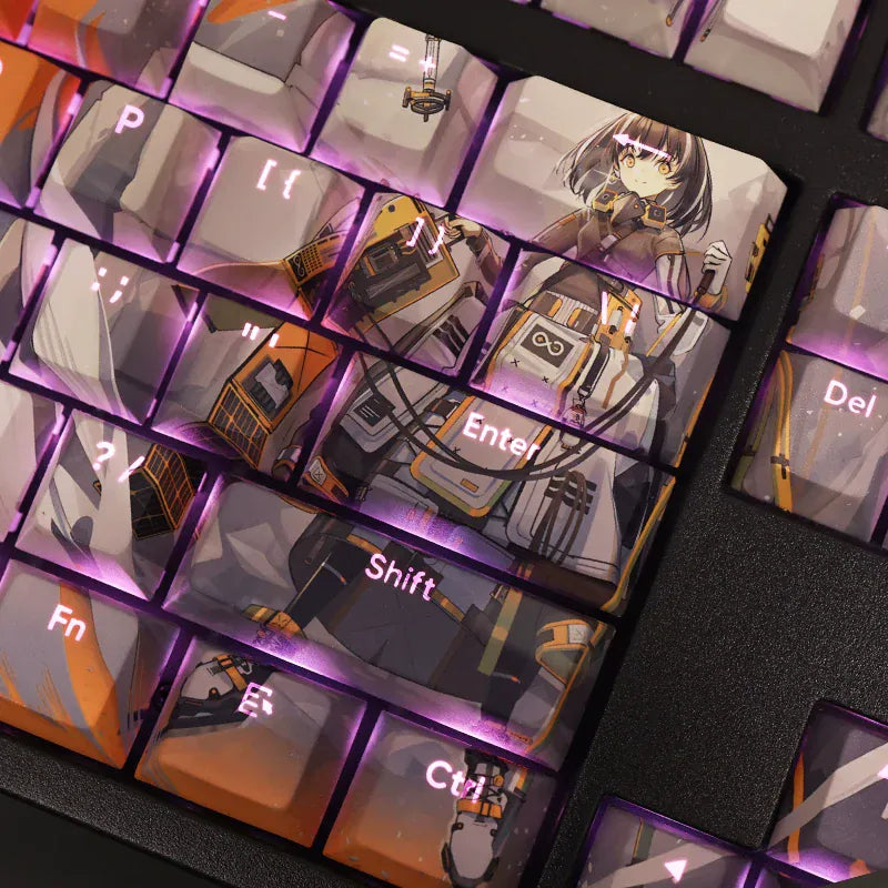 My Anime Keycaps Complete Set Arknights: Magallan Backlit Keycap Set