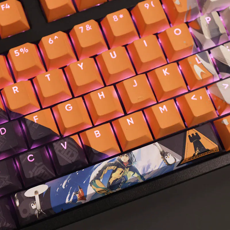 My Anime Keycaps Complete Set Arknights: Magallan Backlit Keycap Set