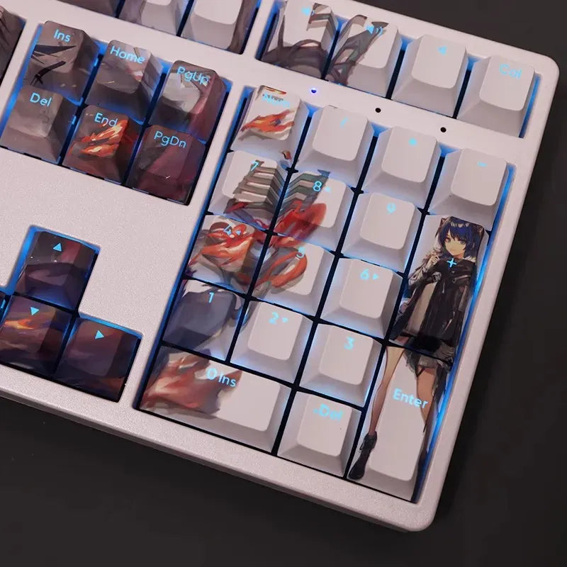 My Anime Keycaps Complete Set Arknights: Mostima Backlit Keycap Set