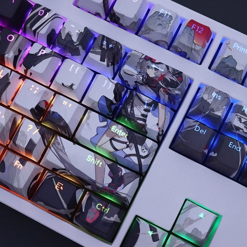 My Anime Keycaps Complete Set Arknights: Mulberry Backlit Keycap Set