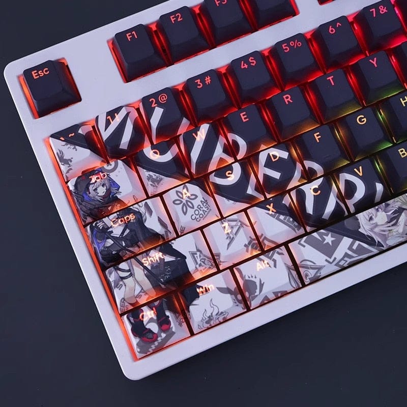 My Anime Keycaps Complete Set Arknights: Mulberry Backlit Keycap Set