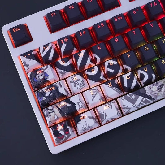 My Anime Keycaps Complete Set Arknights: Mulberry Backlit Keycap Set