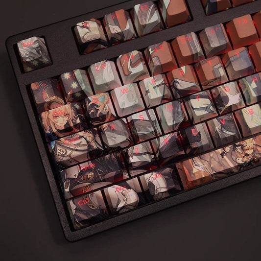 My Anime Keycaps Complete Set Arknights: Nearl Backlit Keycap Set