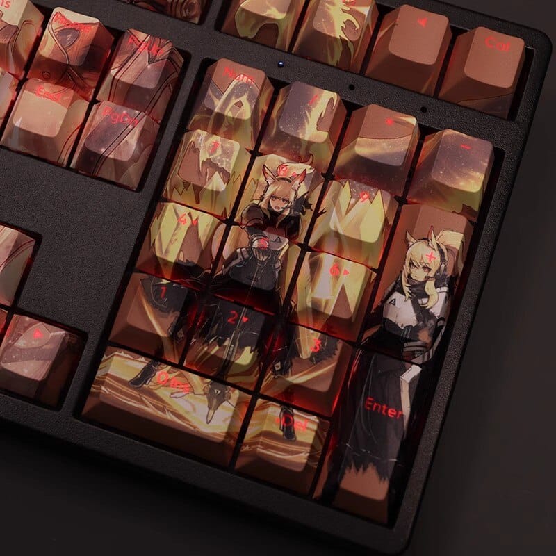 My Anime Keycaps Complete Set Arknights: Nearl Backlit Keycap Set