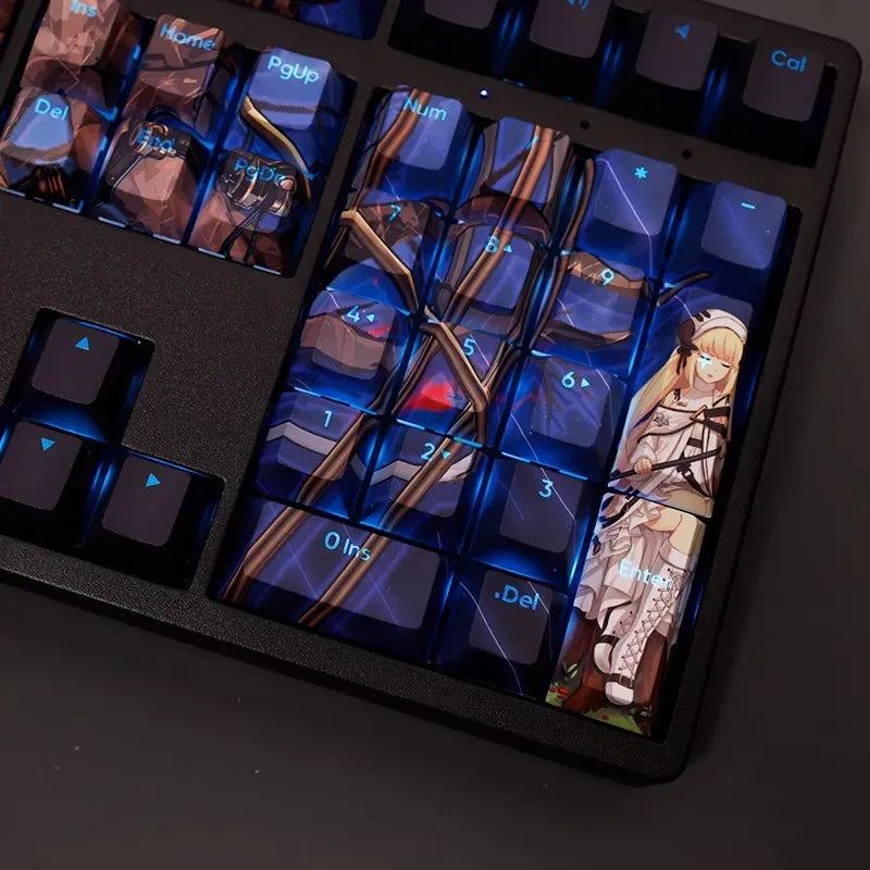 My Anime Keycaps Complete Set Arknights: Nightingale Backlit Keycap Set