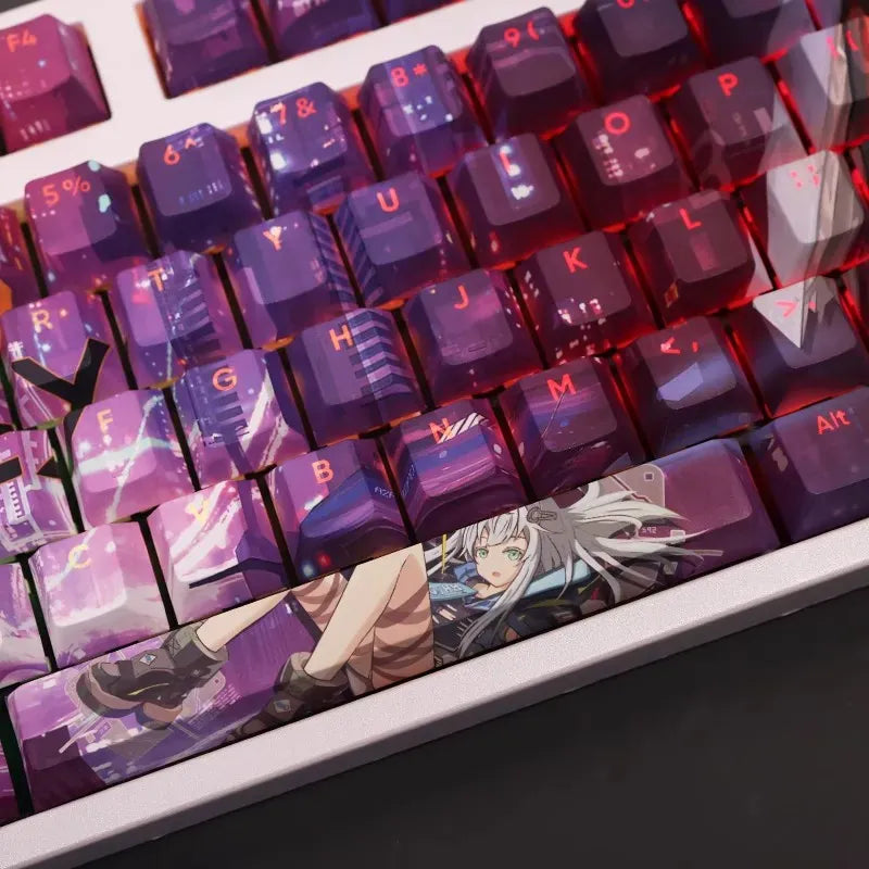 My Anime Keycaps Complete Set Arknights: Rosmontis Backlit Keycap Set