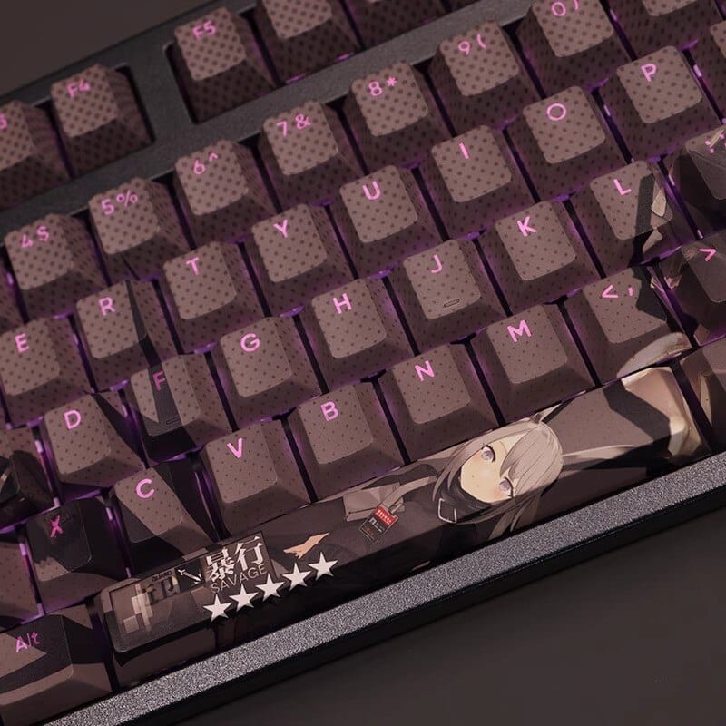 My Anime Keycaps Complete Set Arknights: Savage Backlit Keycap Set