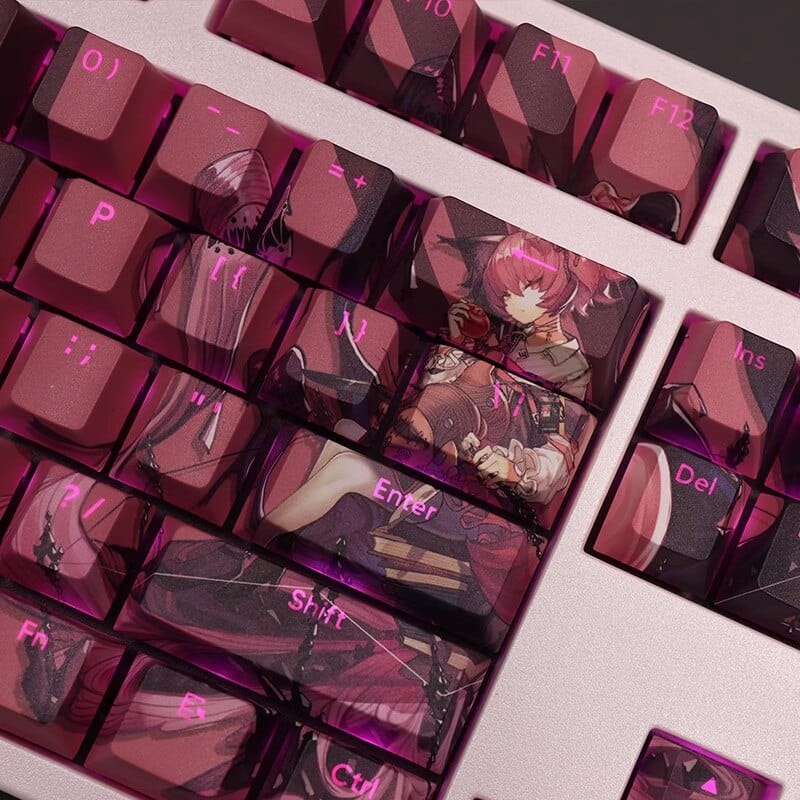 My Anime Keycaps Complete Set Arknights: Shamare Backlit Keycap Set