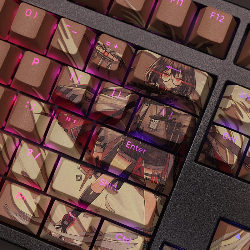 My Anime Keycaps Complete Set Arknights: Silence Backlit Keycap Set