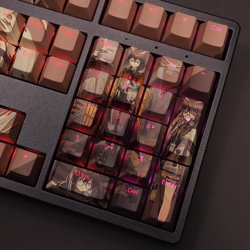 My Anime Keycaps Complete Set Arknights: Silence Backlit Keycap Set