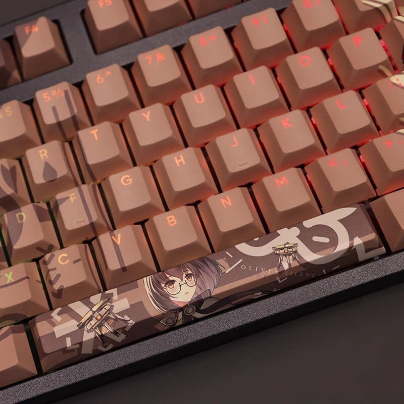 My Anime Keycaps Complete Set Arknights: Silence Backlit Keycap Set