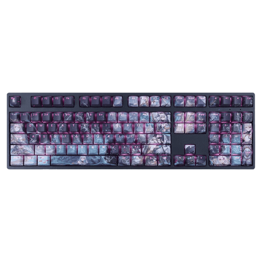 My Anime Keycaps Complete Set Arknights: Skadi Backlit Purple Keycap Set