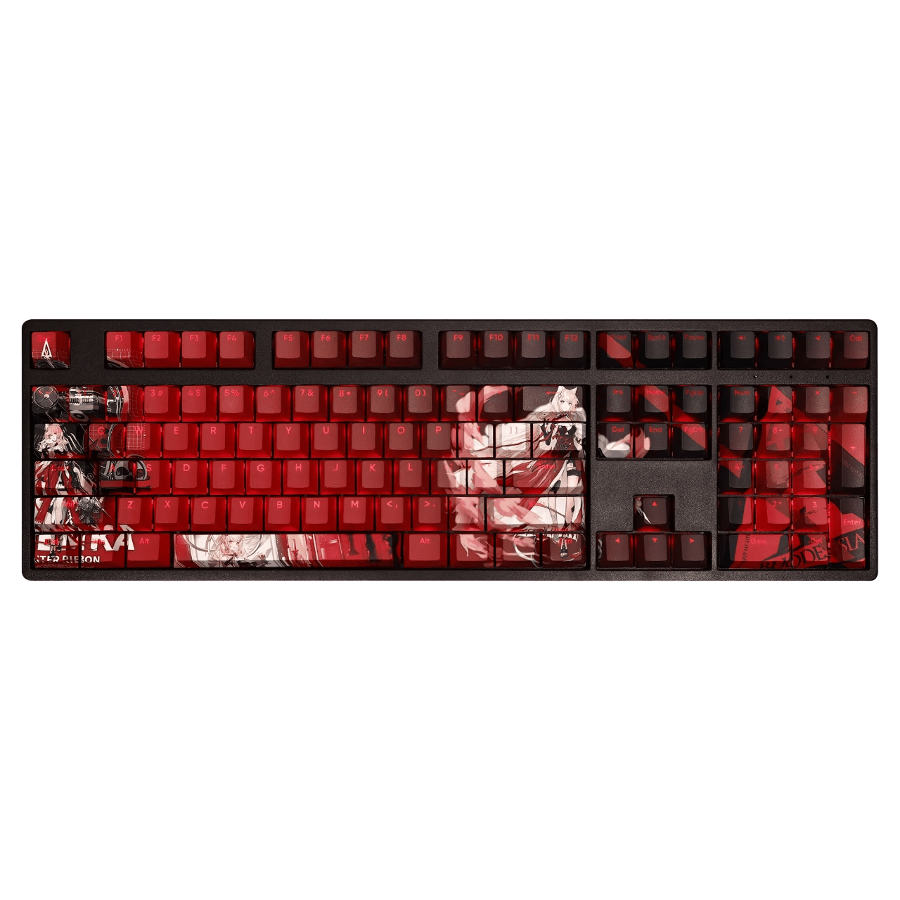 My Anime Keycaps Complete Set Arknights: Snowstorm Backlit Keycap Set