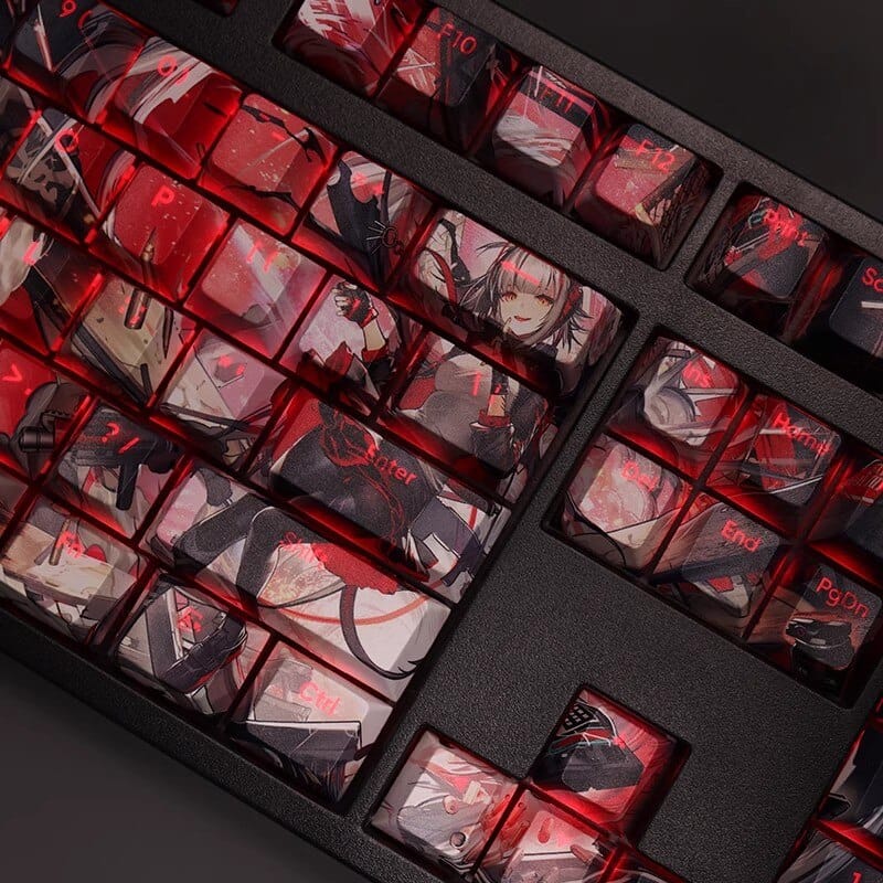 My Anime Keycaps Complete Set Arknights: W Backlit Keycap Set