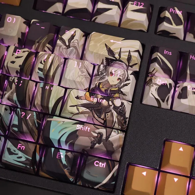 My Anime Keycaps Complete Set Arknights: Weedy Backlit Keycap Set