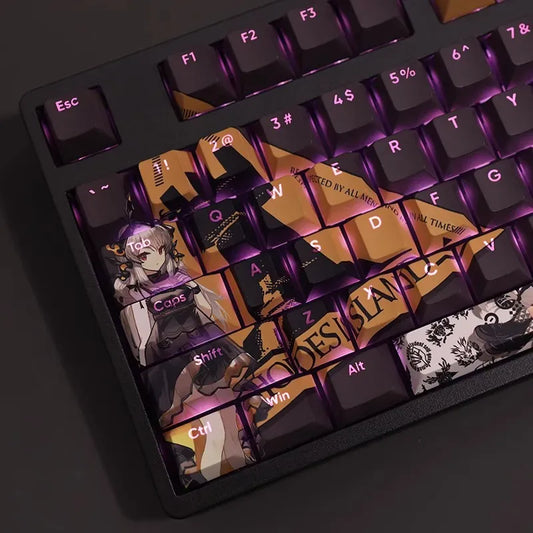My Anime Keycaps Complete Set Arknights: Weedy Backlit Keycap Set