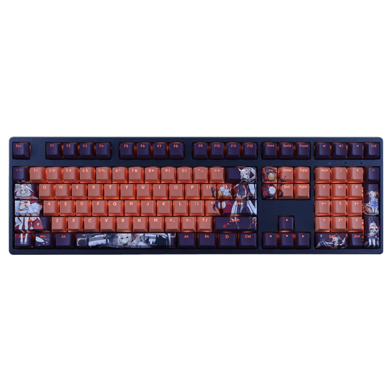 My Anime Keycaps Complete Set Azur Lane: Ayanami Backlit Keycap Set