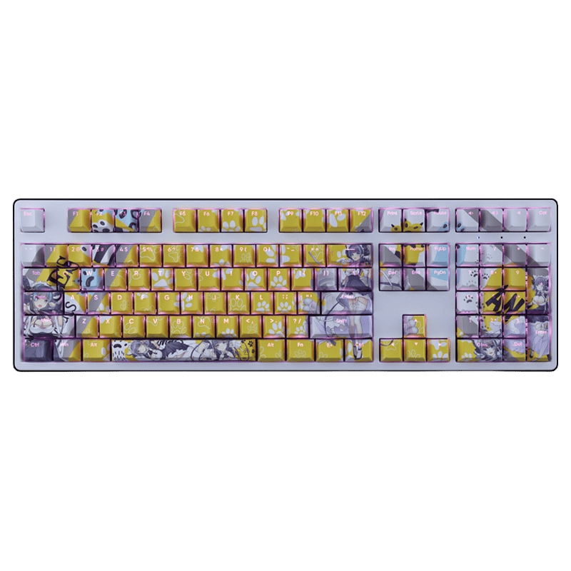 My Anime Keycaps Complete Set Azur Lane: Cheshire Backlit Keycap Set