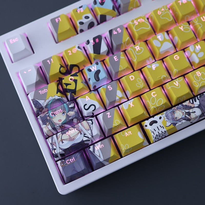 My Anime Keycaps Complete Set Azur Lane: Cheshire Backlit Keycap Set