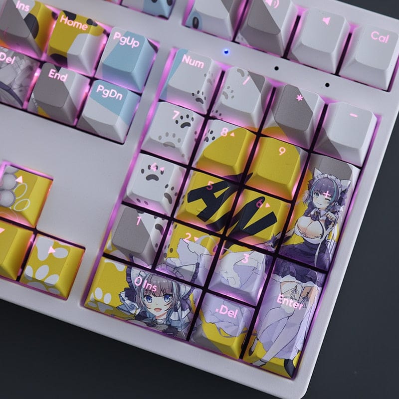 My Anime Keycaps Complete Set Azur Lane: Cheshire Backlit Keycap Set