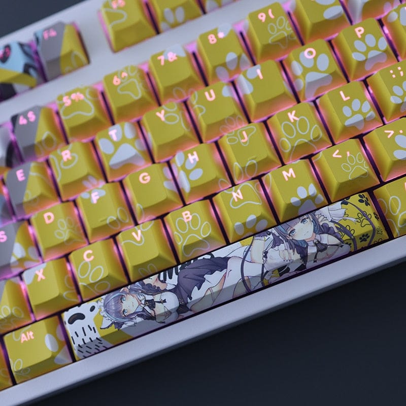 My Anime Keycaps Complete Set Azur Lane: Cheshire Backlit Keycap Set