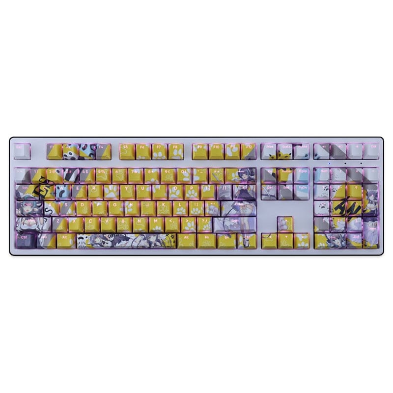 My Anime Keycaps Complete Set Azur Lane: Cheshire Backlit Keycap Set