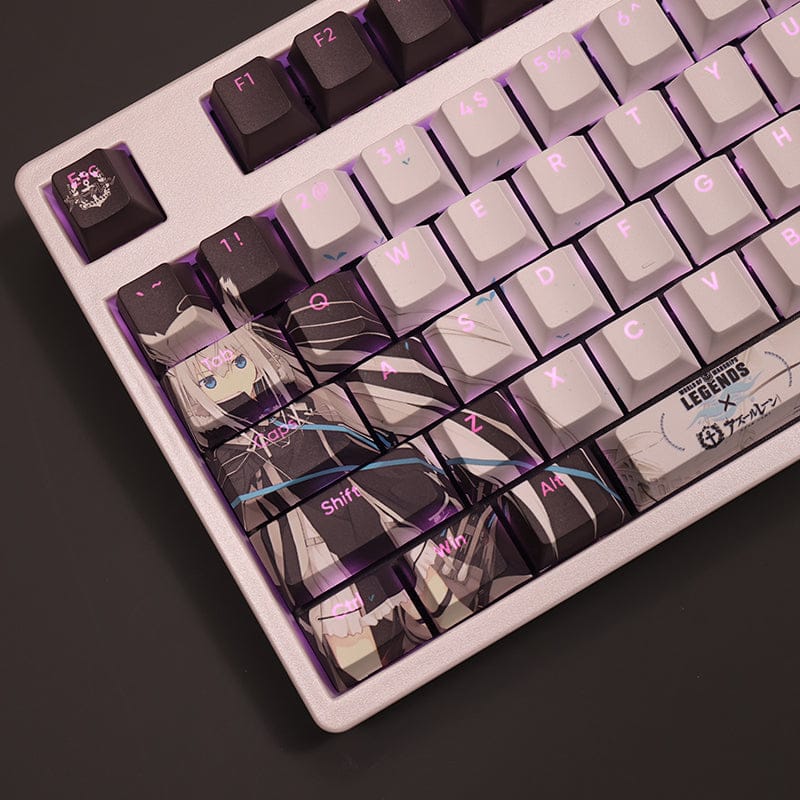 My Anime Keycaps Complete Set Azur Lane: Kawakaze Backlit Keycap Set