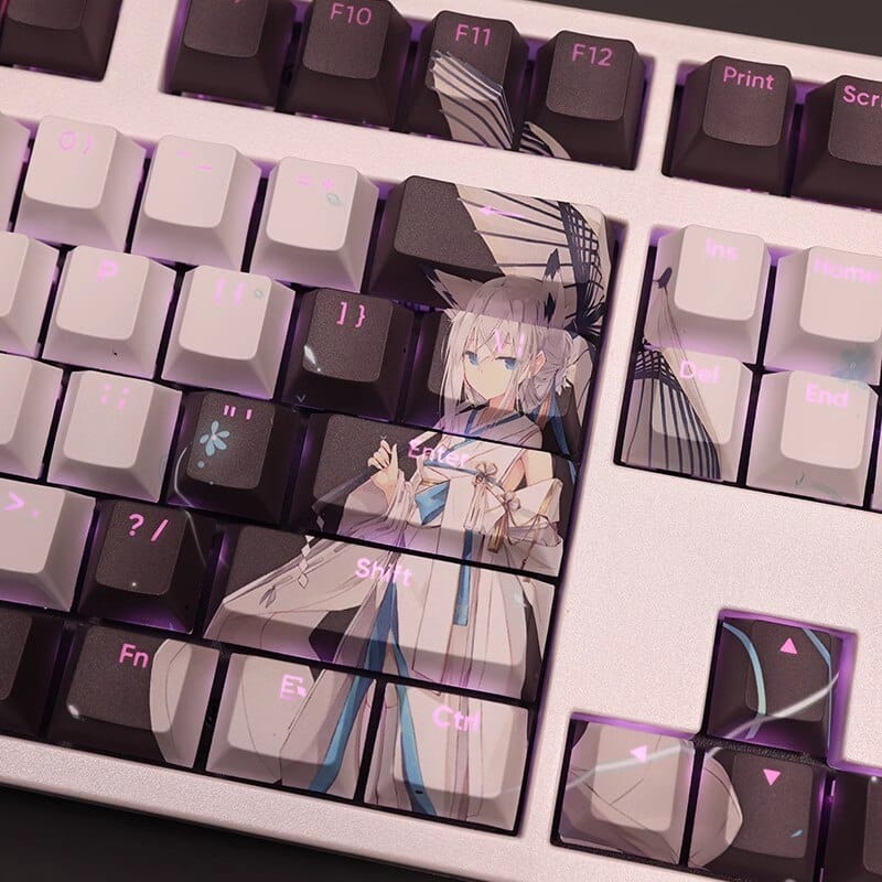 My Anime Keycaps Complete Set Azur Lane: Kawakaze Backlit Keycap Set