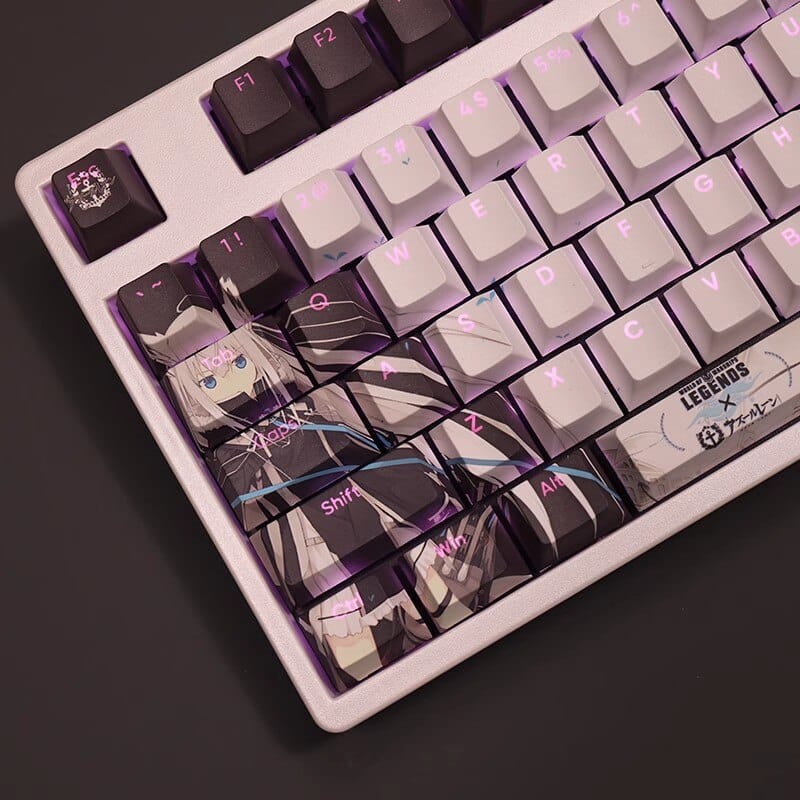 My Anime Keycaps Complete Set Azur Lane: Kawakaze Backlit Keycap Set