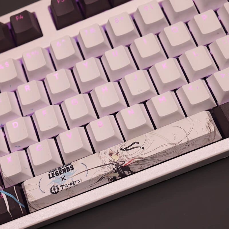 My Anime Keycaps Complete Set Azur Lane: Kawakaze Backlit Keycap Set