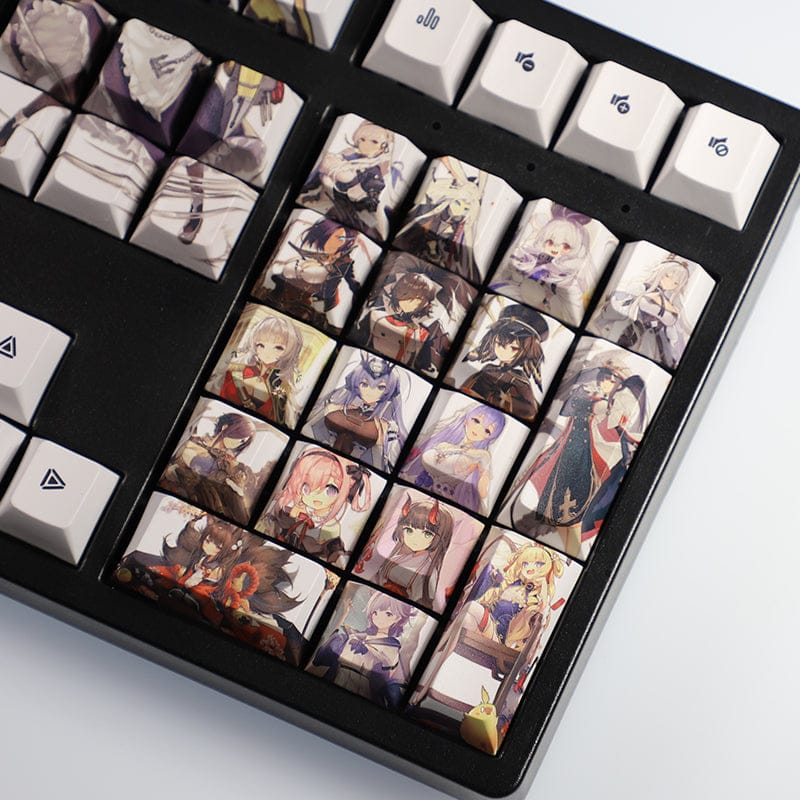 My Anime Keycaps Complete Set Azur Lane: White Keycap Set