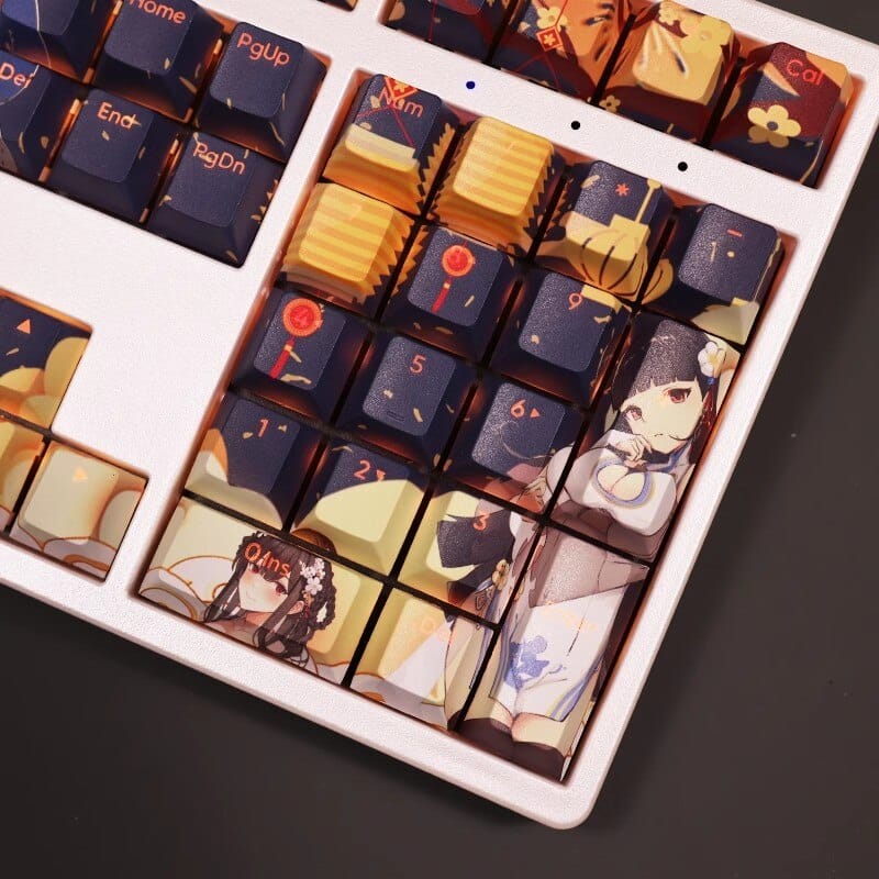 My Anime Keycaps Complete Set Azur Lane: Yat Sen Backlit Keycap Set