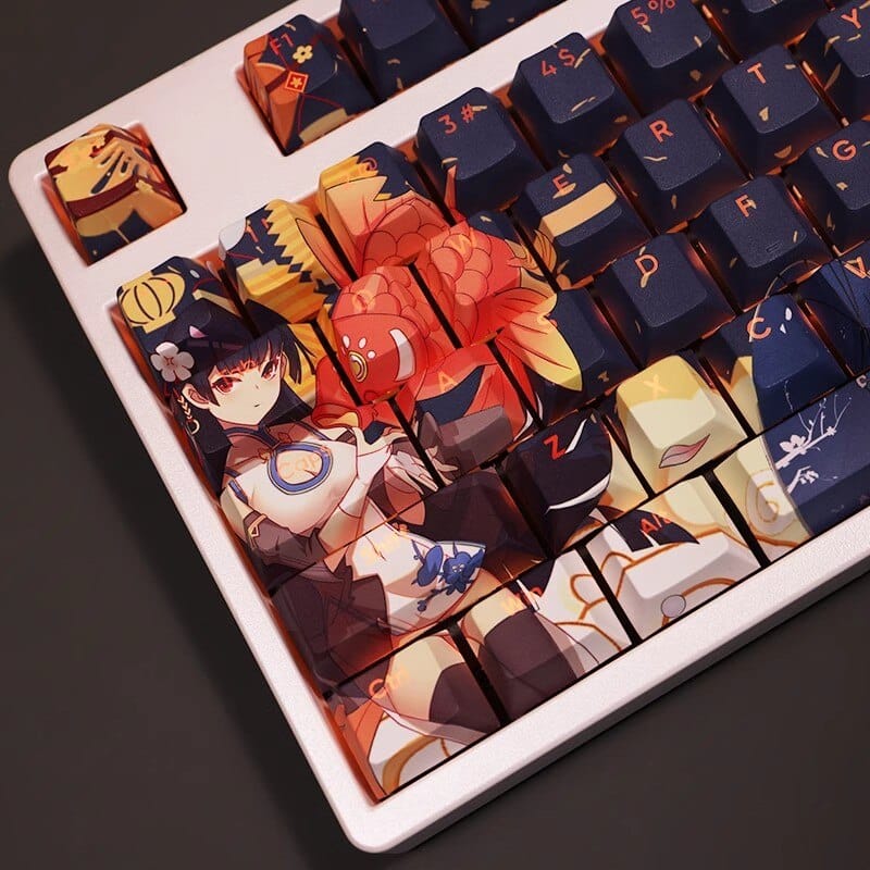 My Anime Keycaps Complete Set Azur Lane: Yat Sen Backlit Keycap Set