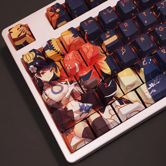 My Anime Keycaps Complete Set Azur Lane: Yat Sen Backlit Keycap Set