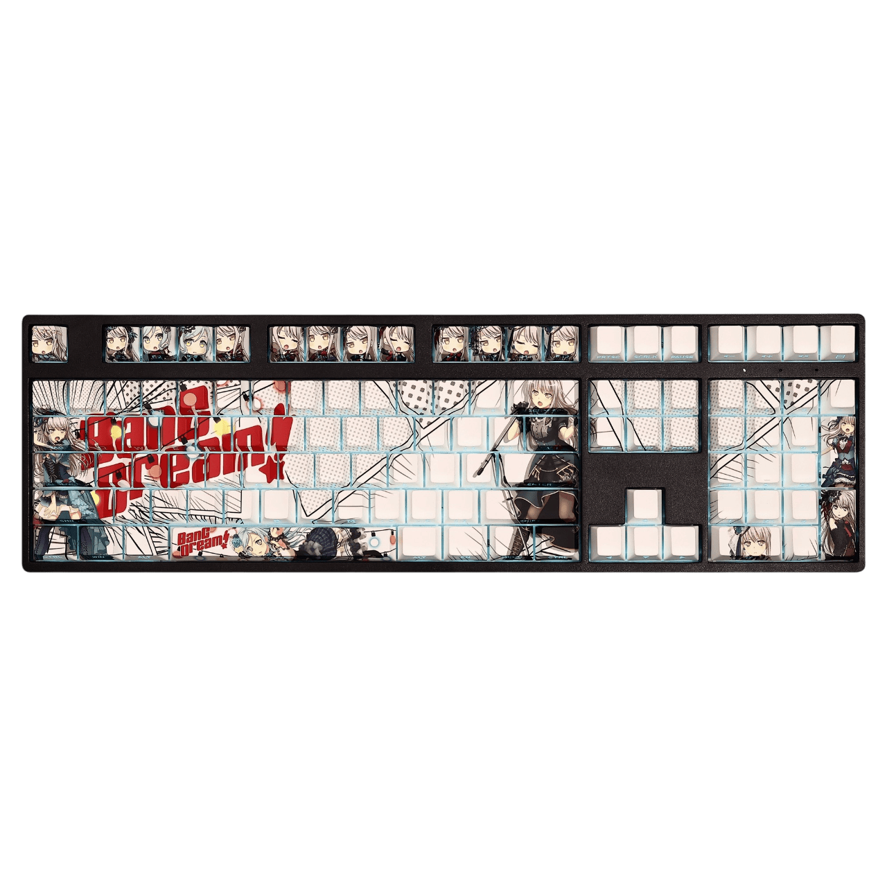 My Anime Keycaps Complete Set BanG Dream: Minato Yukina Backlit Keycap Set